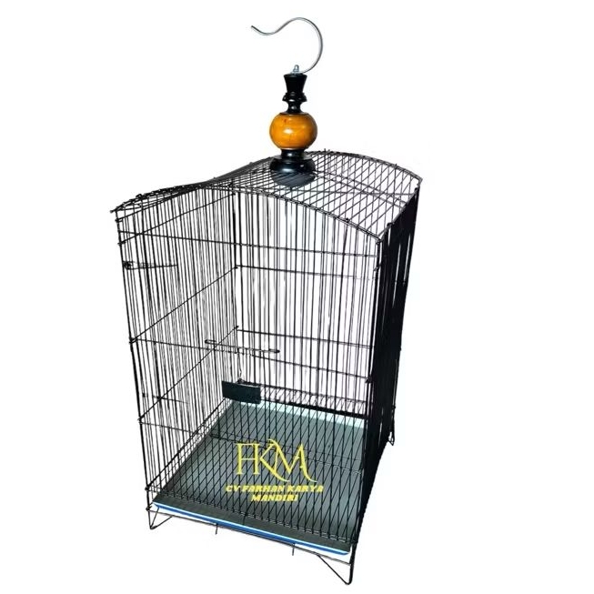 Sangkar burung kotak besi bisa dilipat