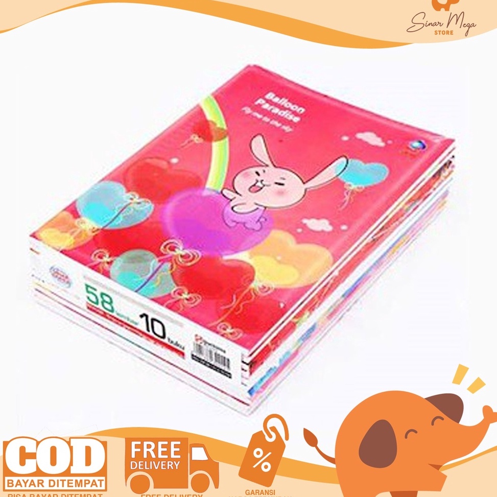 

KODE F24W SIDU Sinar Dunia Buku Tulis 58 Lembar Murah