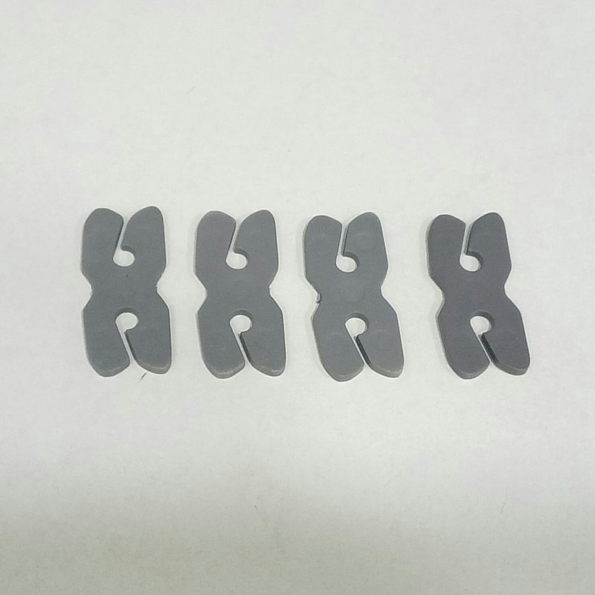 KODE B9B pengait ujung tali sepatu plastik klip pengunci tali sepatu