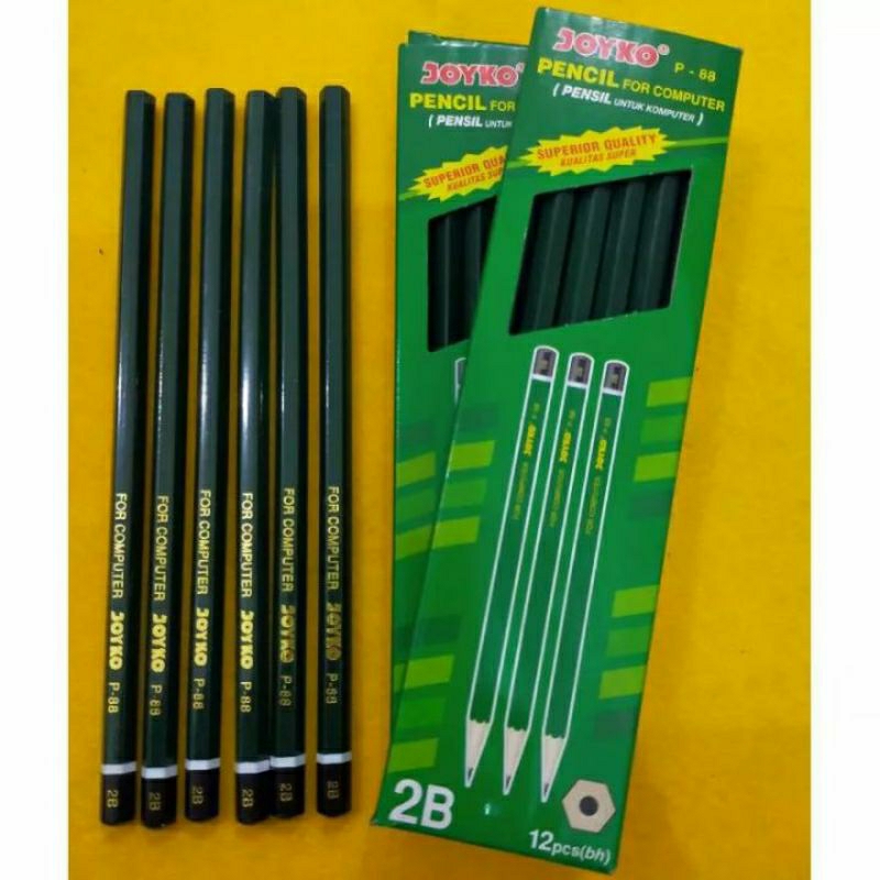 

Pensil 2B / Pensil 2B Joyko P-88 / Pensil Ujian