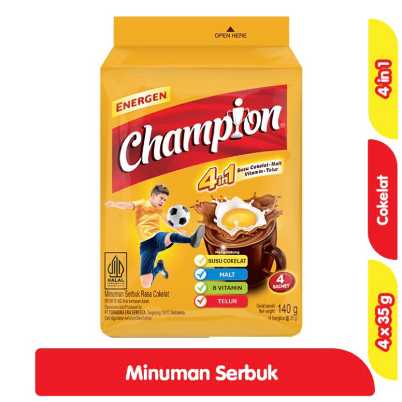 

Energen Champion Bag 4 x 35 g