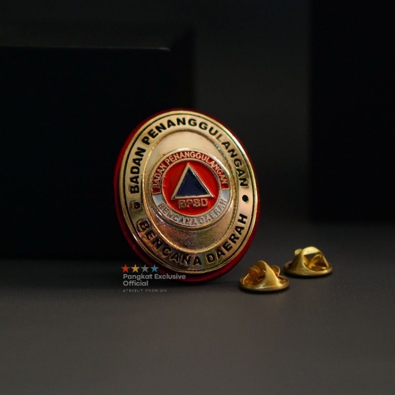 PIN BPBD OVAL - PIN BPBD LONJONG • MORTAL