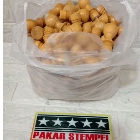 

paket sekilo gagang kayu polos gagang stempel kayu runaflek f F5A6