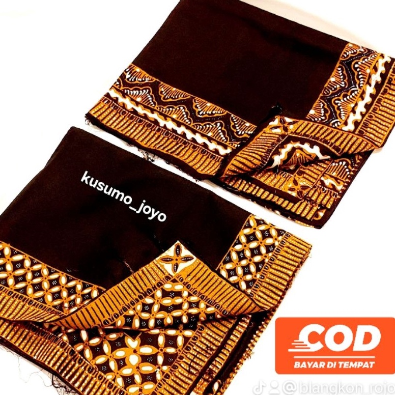 KODE W44Q Udeng Batik Tulis Premium Segi Empat