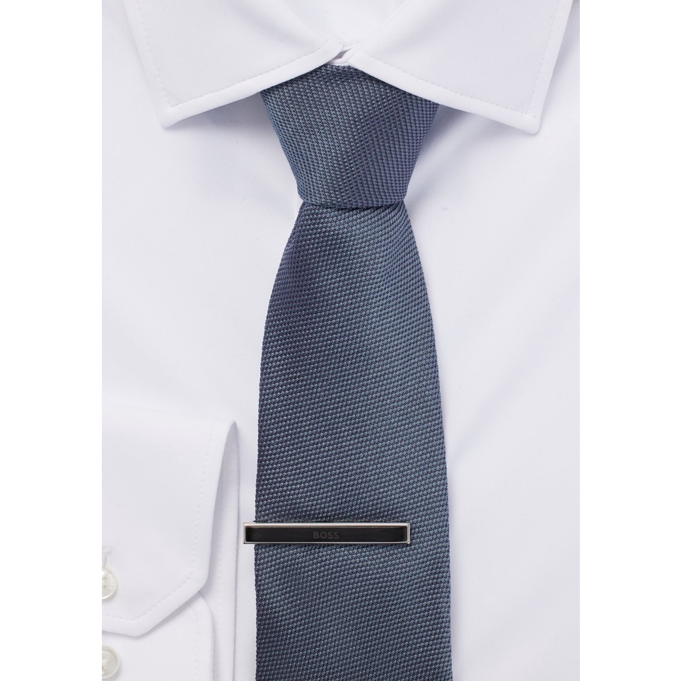 KODE F24L Jepitan Dasi Pria Penjepit Dasi Executive Bahan Titanium Free Box Exclusive