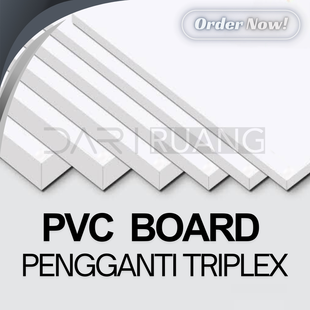 PVC Board Lembaran 9mm Ukuran 122x244cm | PVC Foam Board