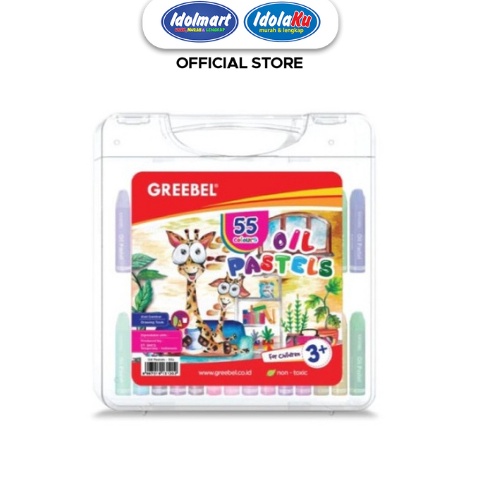 

IDOLMART GREEBEL CrayonKrayon Kids Oil Pastel 55 Warna Surabaya a X4T8