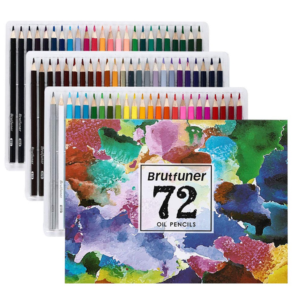 

Pensil Warna Brutfuner Painting Oil Pencil Artist Color Pencils Set 72 j Y8X6
