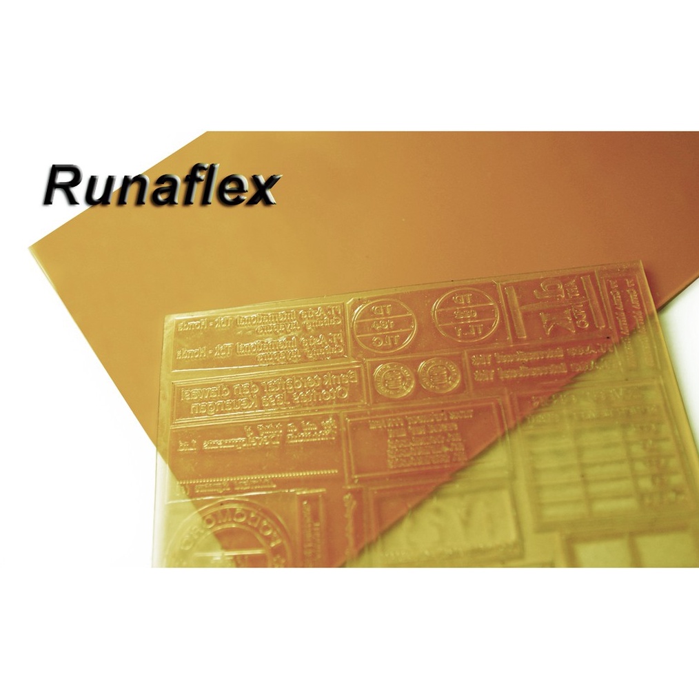 

Karet Runaflex Runaflek Ukuran Kecil Photopolymer Printing Plate k K2Y6