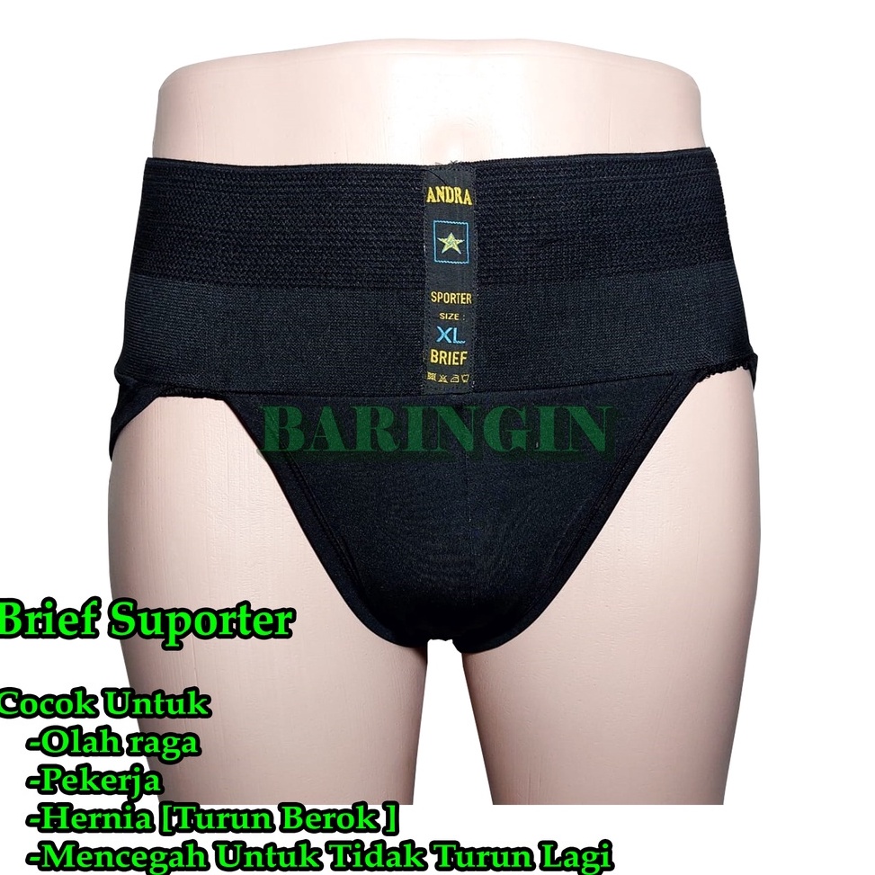 KODE H62P Brief Supporter Celana Dalam Turun BerokCd Untuk HerniaCd OlahragaCelana Dalam Pria Dewasa