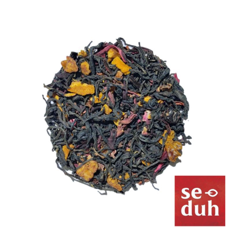 

MEGA CRIMSON BERRY Tea blend Cranberry Apple Hibiscus Orange Peel Black Tea 15 gram 6 gram