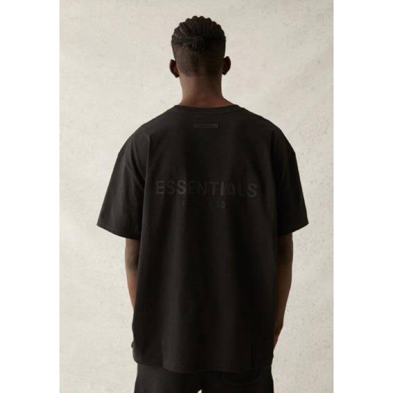 T-shirt Essentials Back Font | T-shirt Essentials Fear Of God | T-shirt Fear Of God Essentials | Kao