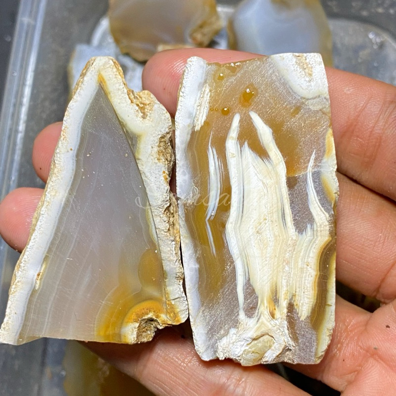 Lempengan bahan Batu akik chalcedony anggur / bahan batu akik natural kalsedon karangnunggal