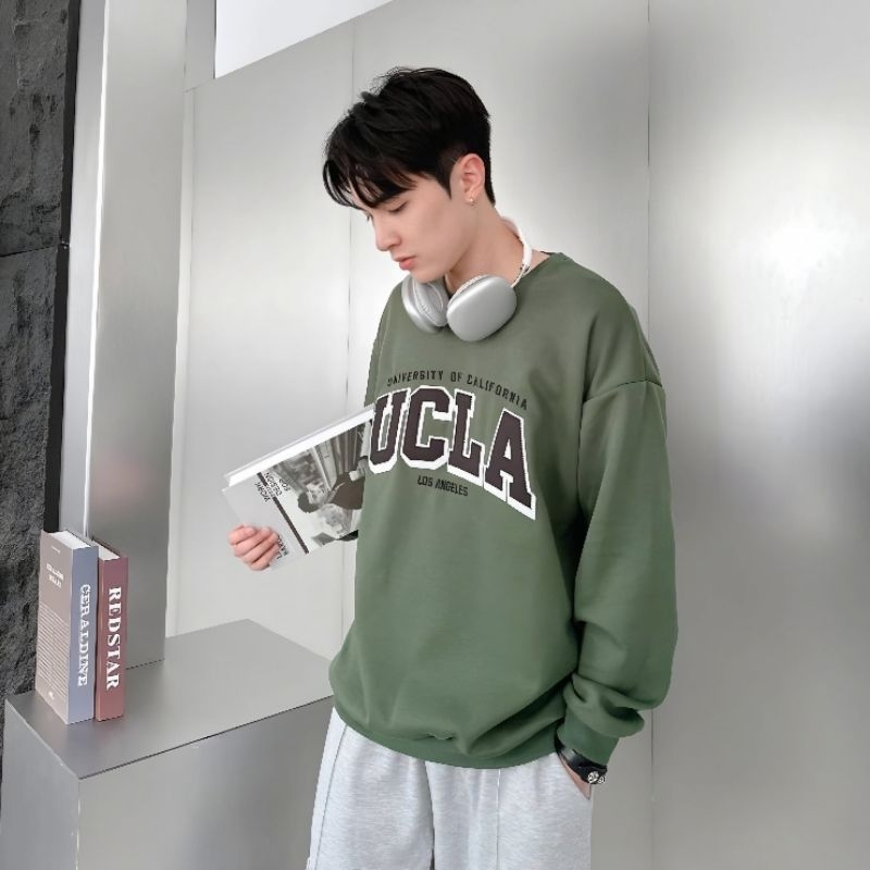 Jaketin Aja ( S - XXXXXL 6XL ) Sweater Pria Wanita Big Size UCLA UNIVERSITY OF CALIFORNIA LOS ANGELE