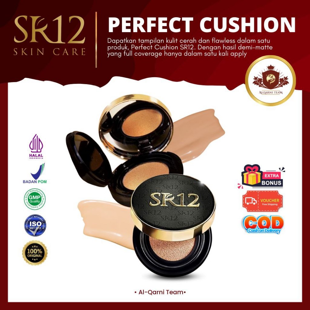 PERFECT CUSHION SR12/ BEST SELLER / BEDAK CAIR / MATTE