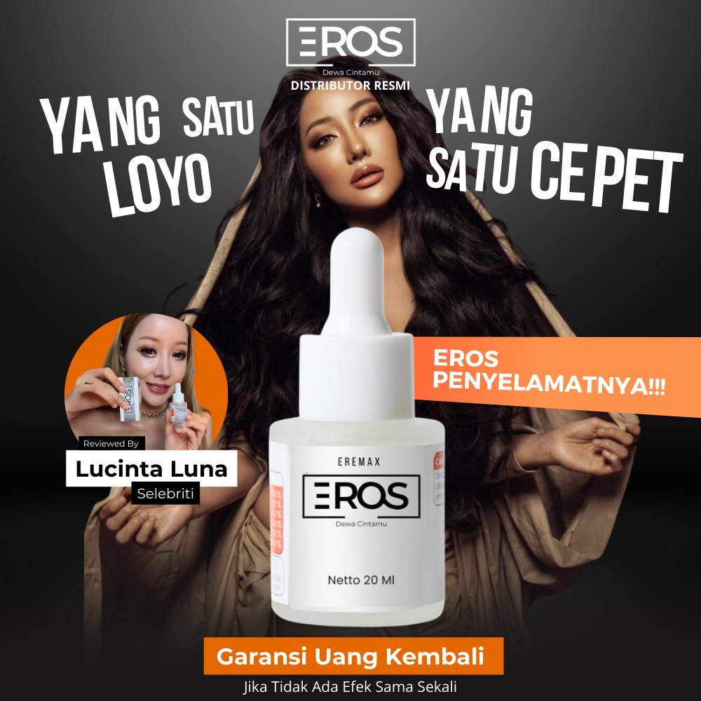 (ORIGINAL 100%) Eremax Eros Tetes Pria Penambah Stamina Pria Ereksi Lebih Kuat dan Keras