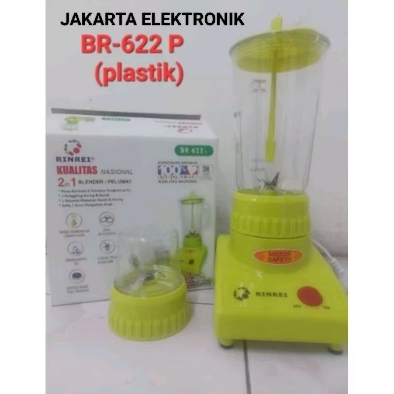 RINREI BLENDER PLASTIK 2IN1 BR622P