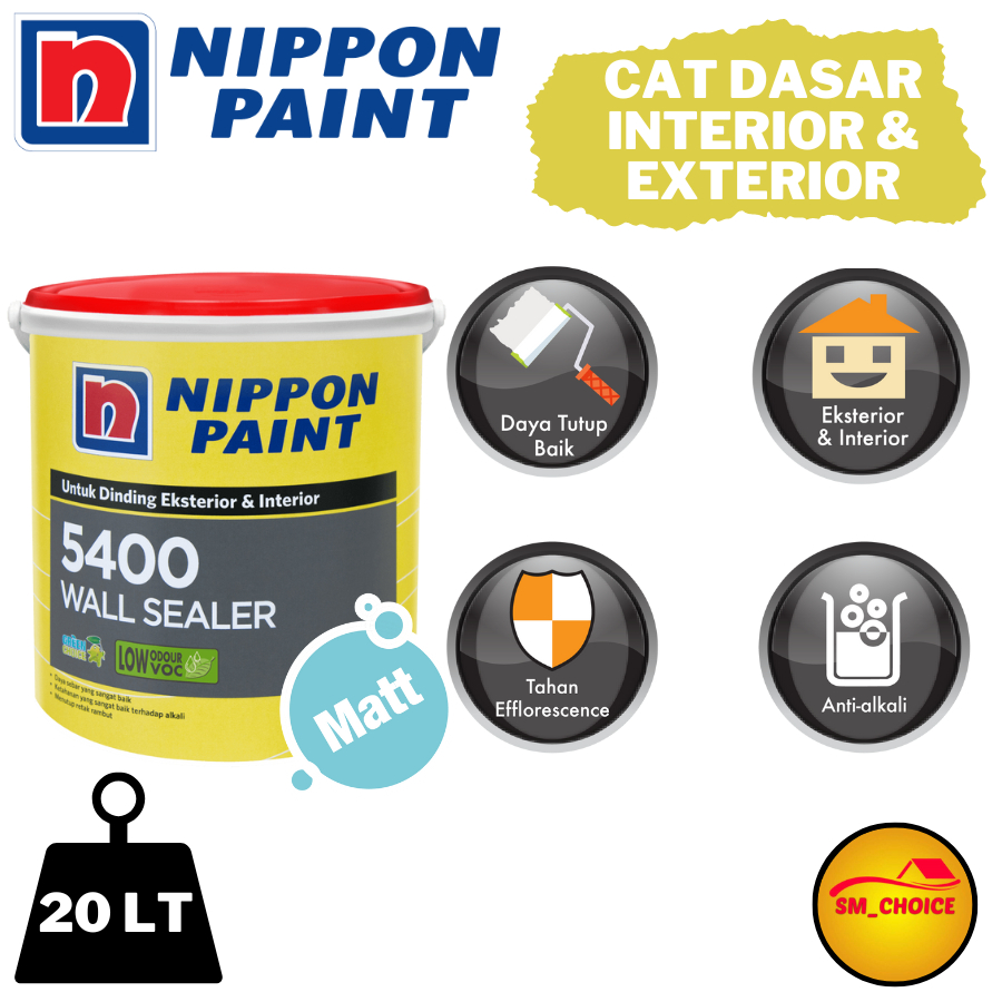 NIPPON WALL SEALER 5400 20LT CAT DASAR NIPPON SEALER 5400 20LT