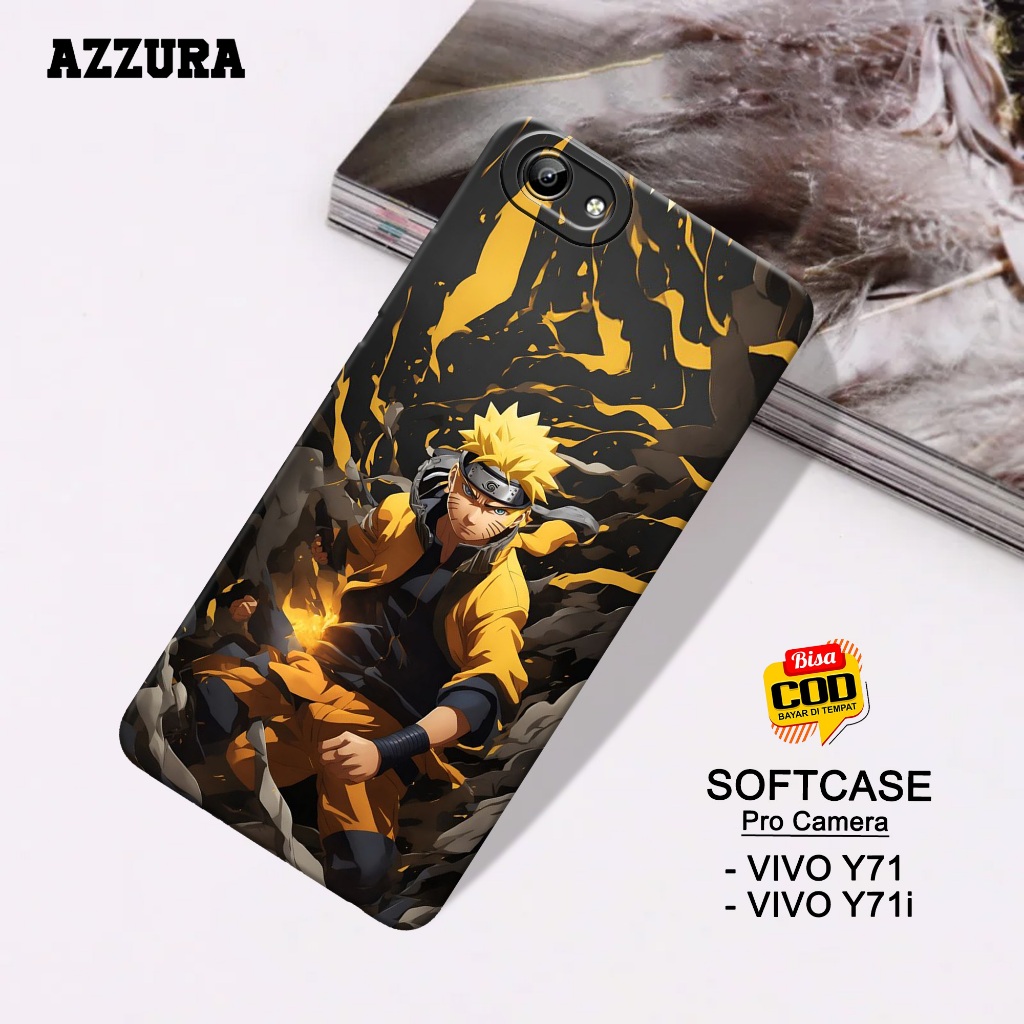 AZZURA - Softcase Vivo Y71 / Y71i Terbaru - Anime Case - Case Vivo Y71 / Y71i Terbaru - Casing Hp Vi