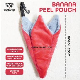 ADEWAP GLIDER Sleeping Pouch Model Banana Peeling : Tempat Tidur Sugar Glider Kulit Pisang