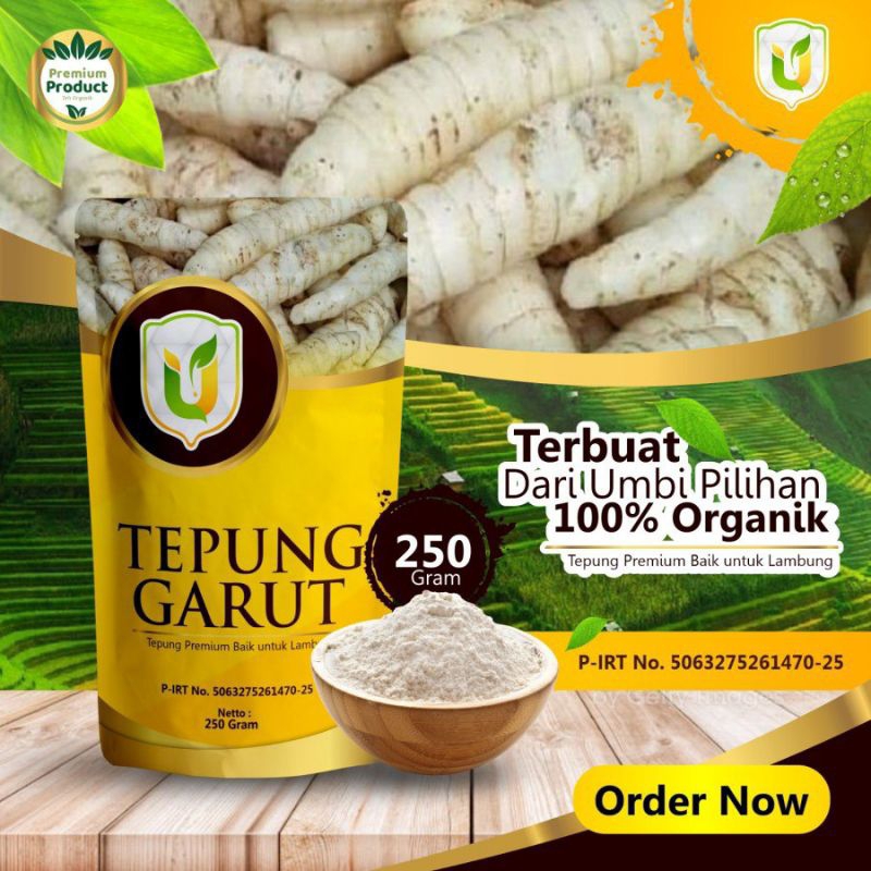 

Tepung Umbi Garut Gluten Free - Pusat Herbal 02
