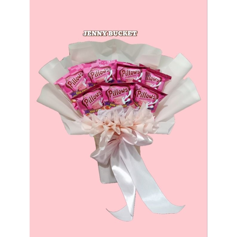

Bucket Pillow Pink