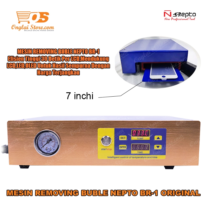 MESIN BUBBLE REMOVER NEPTO BR-1 ORIGINAL