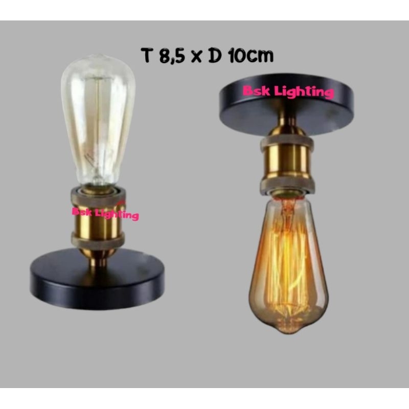 Lampu plafon fitting edison/Lampu teras/Balcon/cafe