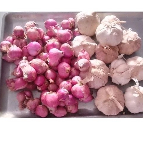 

paket hemat bawang merah dan bawang putih 1kg