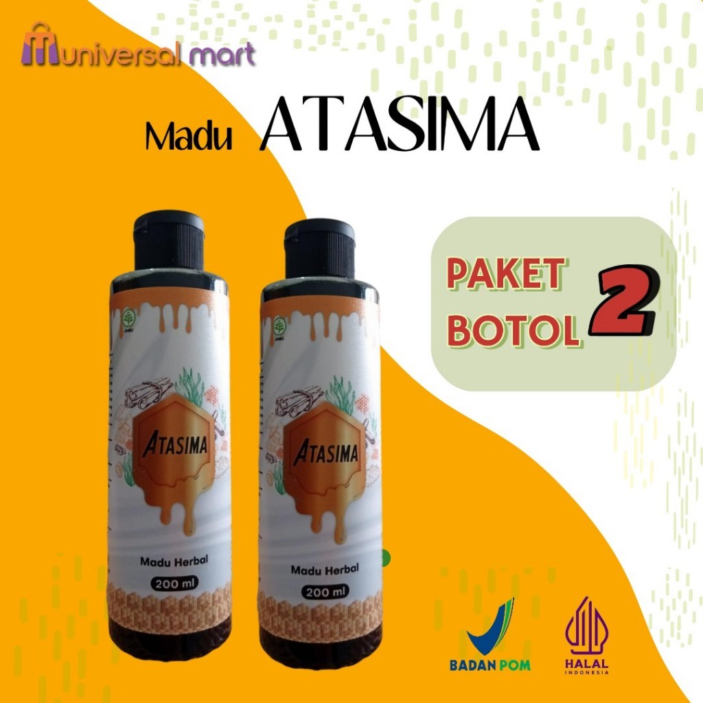 

Obat Lambung Atasima Obat Asam Lambung Maag Kronis Herbal Alami BPOM PAKET 2BOTOL