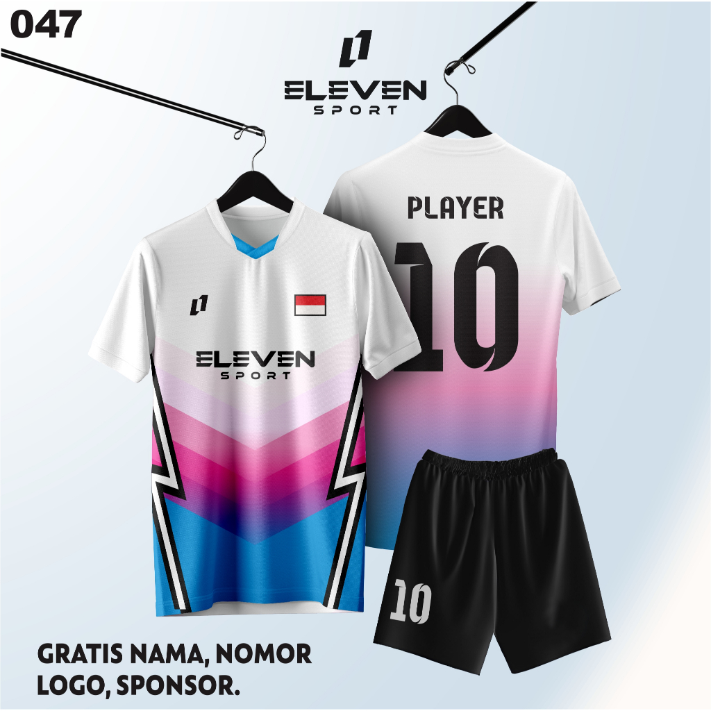 Jersey Futsal / Bola Custom Full Printing Bisa Satuan 47