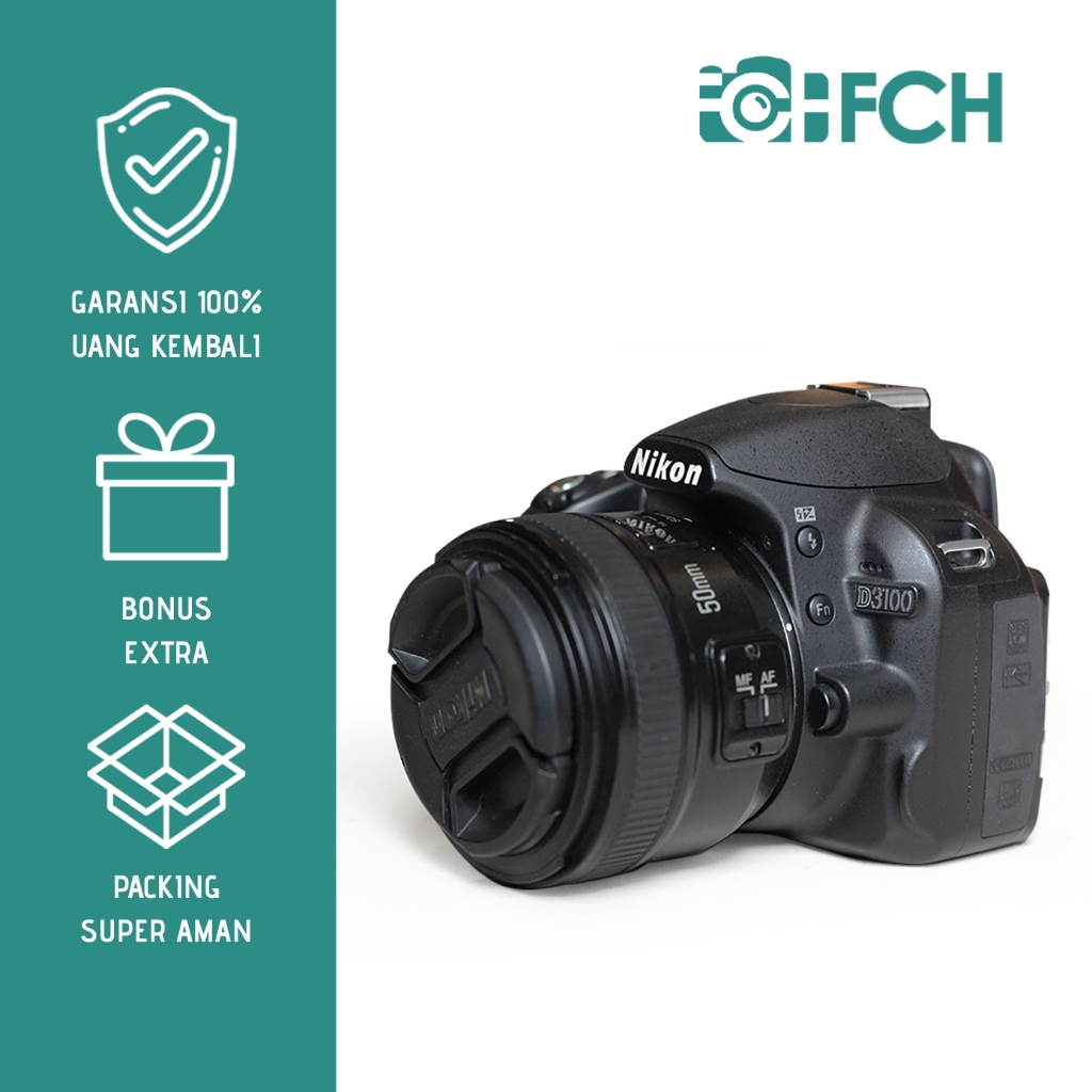 [PAKET BOKEH] NIKON D3100 LENSA FIX MULUS SIAP PAKAI BERGARANSI