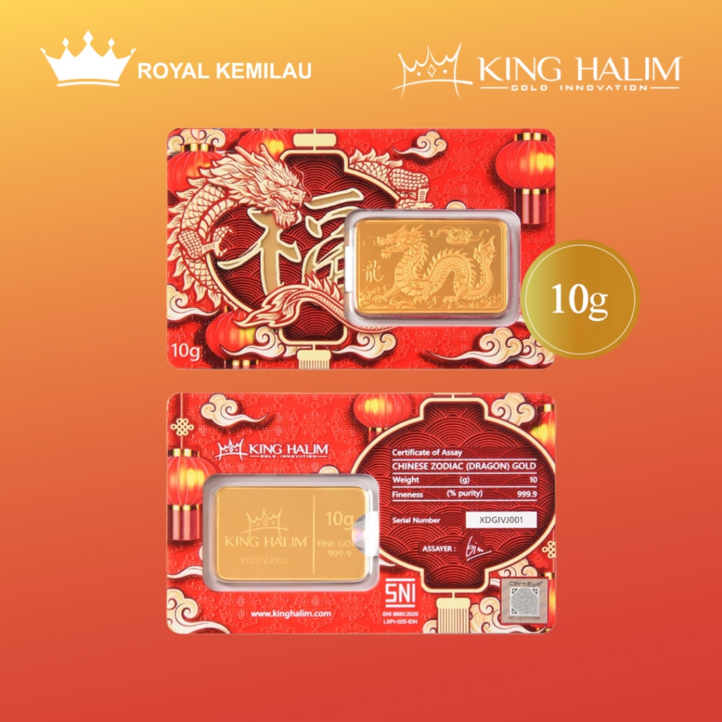 King Halim Dragon Gold 10 Gram