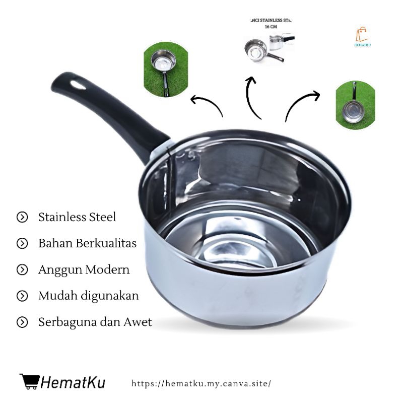 Panci Mie Stainless Steel - Elegan & Tahan Lama (CLS)