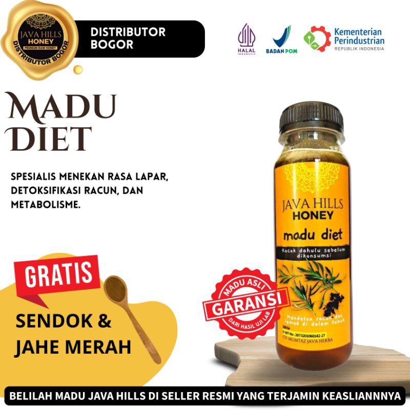 

Madu Diet 320gr dapat menahan nafsu makan dan menurunkan berat badan