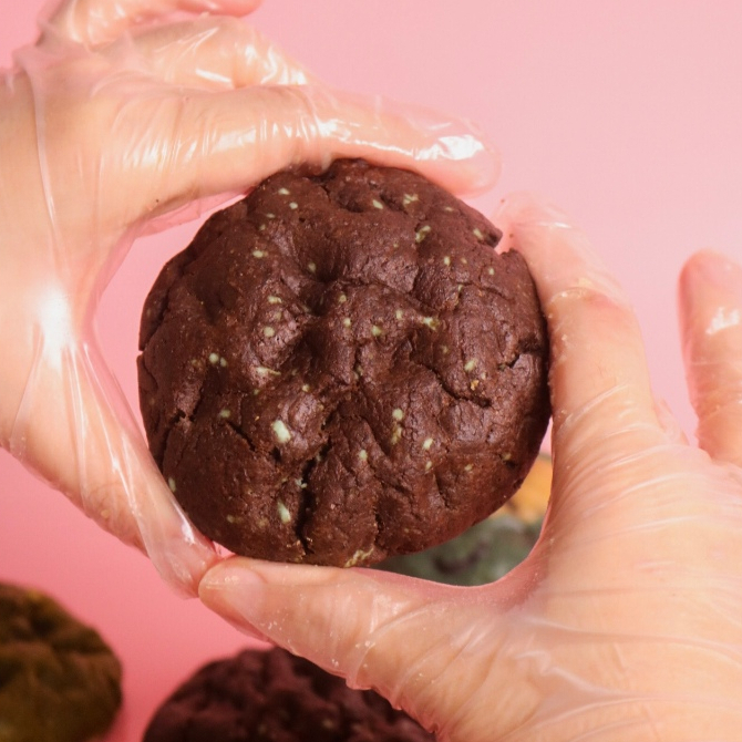 

Choco Mint Soft Baked Cookies 100gr Premium - Bundle of 3 Aprilsweeth