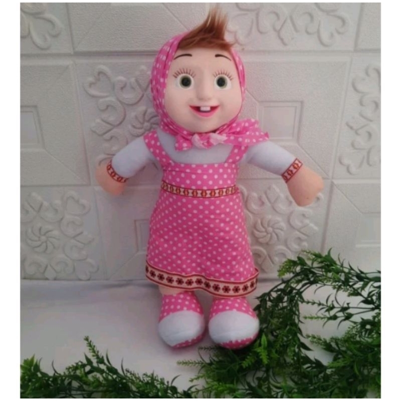 Boneka cantik perempuan shasha muka karet