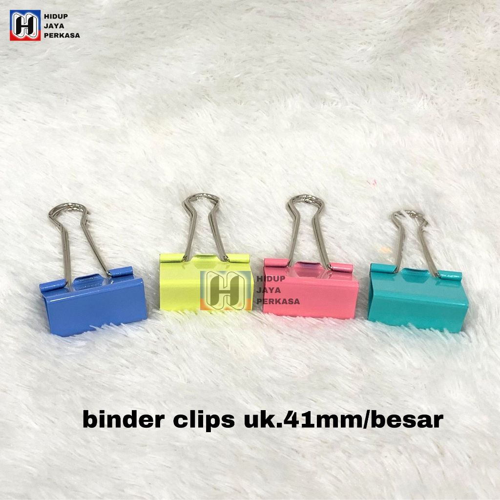 

BINDER CLIPS WARNA DELI/KLIP PENGIKAT DELI