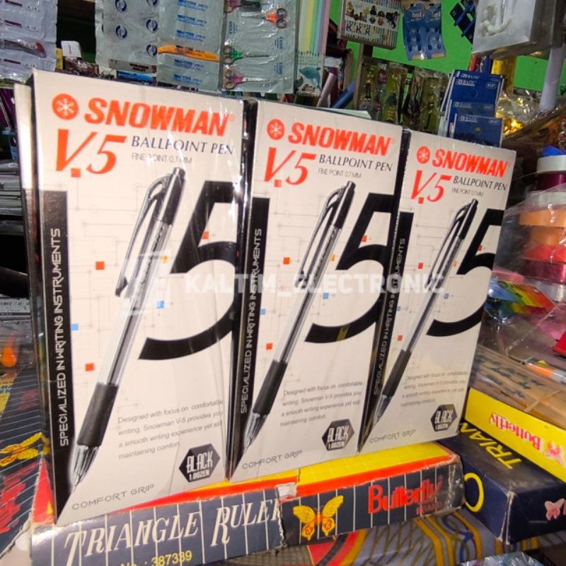 

Pulpen Snowman V5 1 kotak