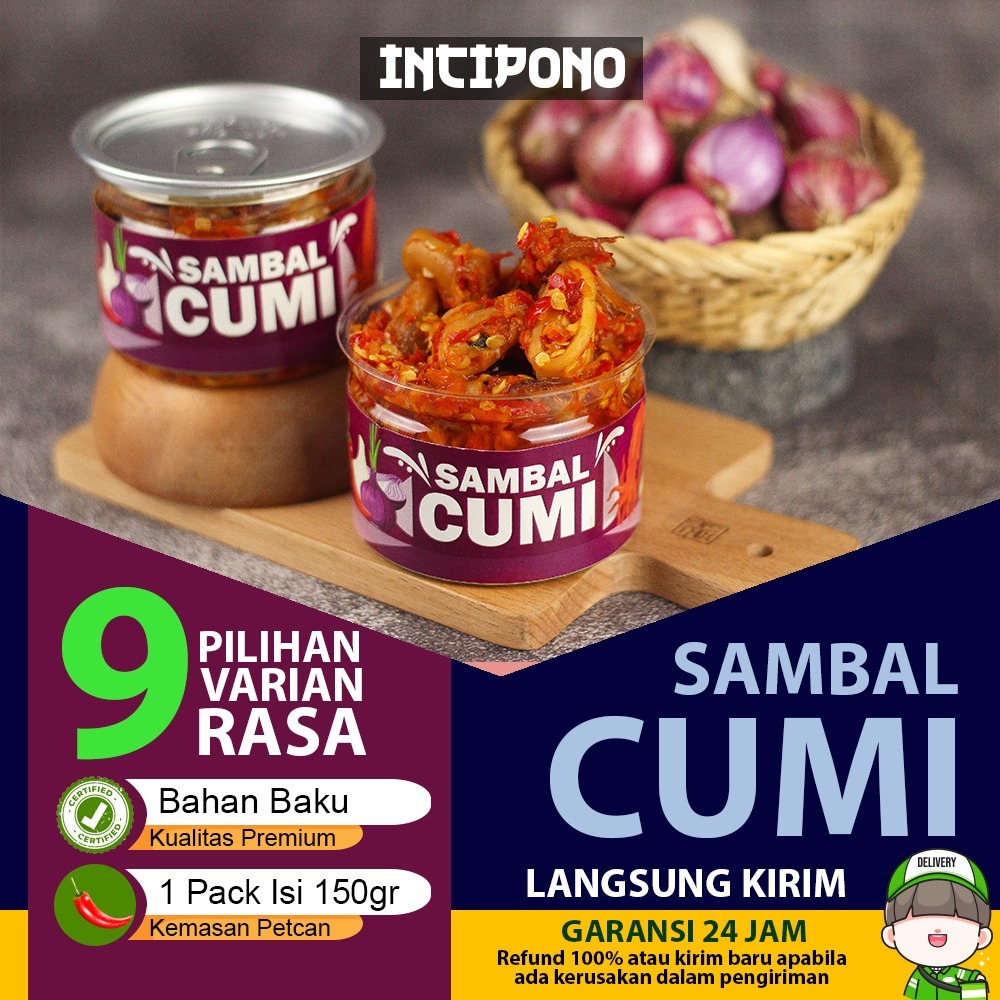 

Incipono Sambal Udang Pedas Kemasan Kaleng Isi 150gr Frozen Food Halal Premium Hotel