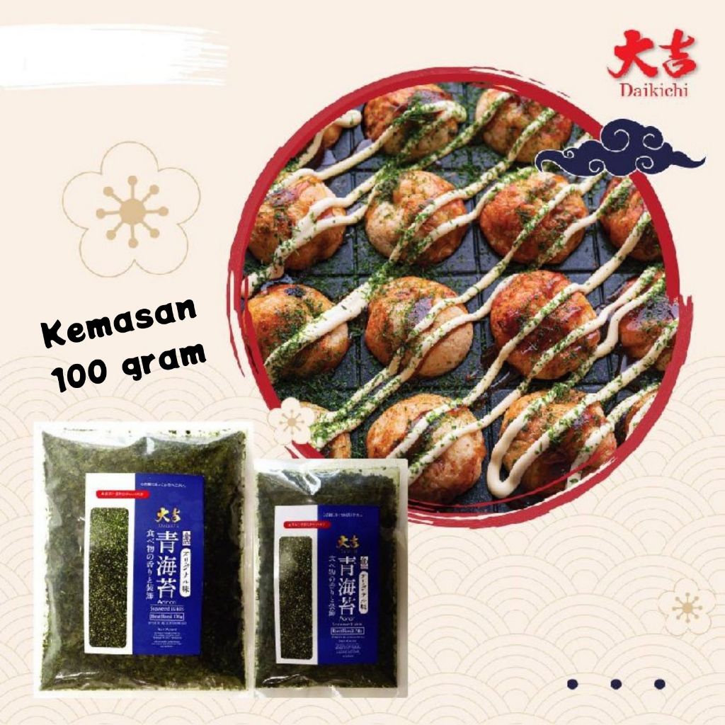 

Java Aonori 100 gram - Ao Nori 100 gr - Nori Bubuk 100 gram - Nori Tabur Takoyaki