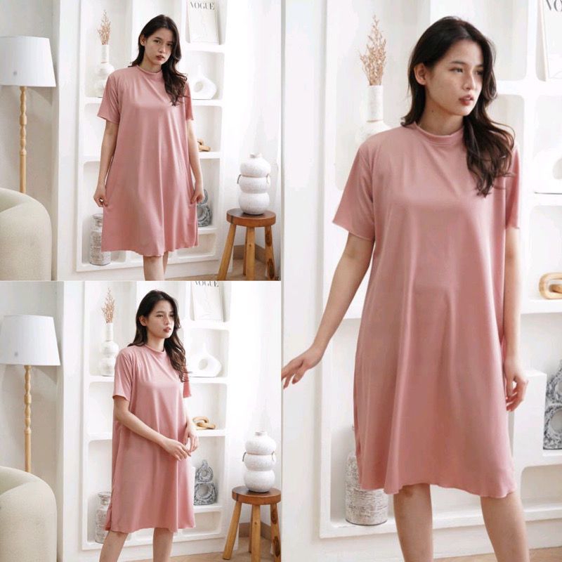 DRESS PREMIUM REALPICT MARTHA DRESS RIB