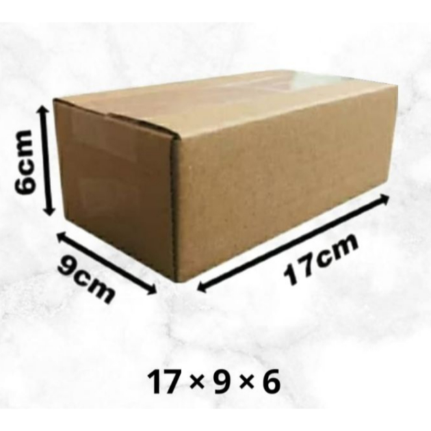 

10 pcs kardus packing ukuran 17×9×6 cm coklat polos kardus packaging multifungsi tebal 3 mm