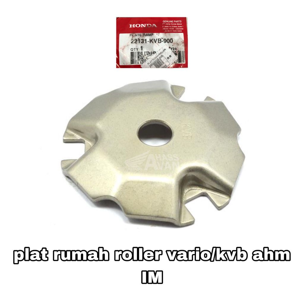 22131-KVB-900 PLATE FRAME TUTUP RUMAH ROLLER BEAT ESP SPACY SCOOPY PLAT RUMAH ROLLER VARIO/KVB AHM