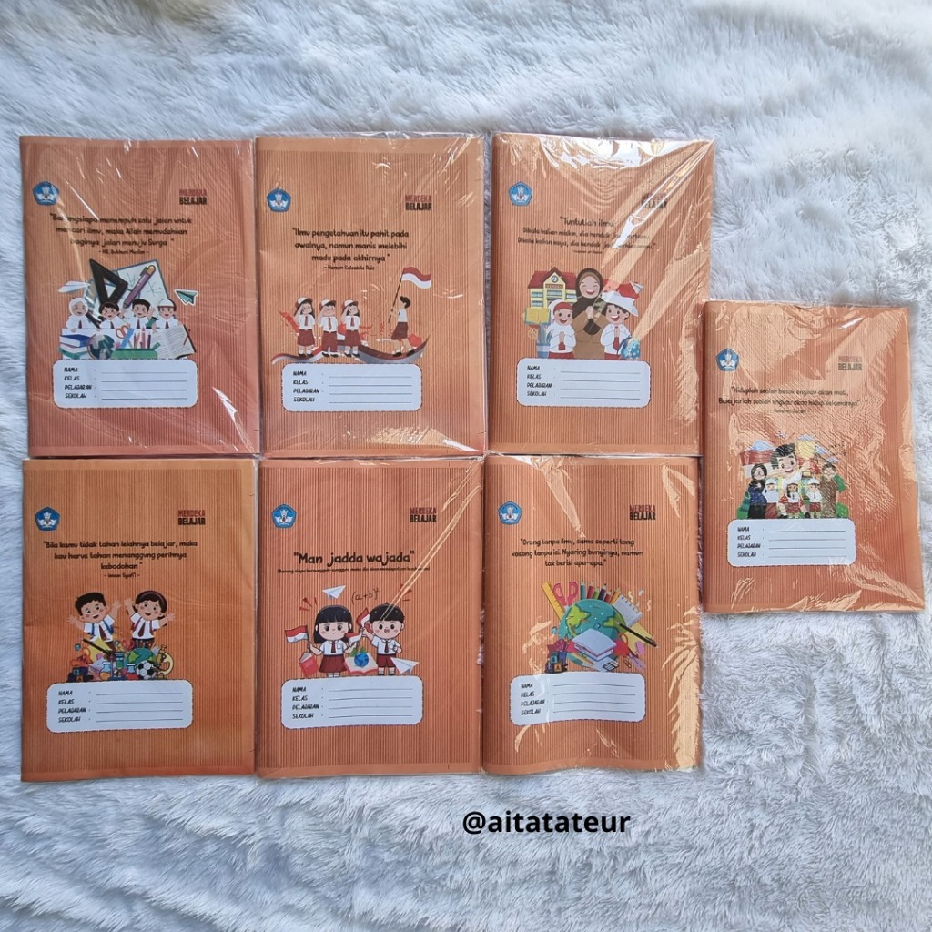 

Kertas Sampul Buku Coklat Kwarto || Sampul Buku Sekolah Kwarto ( 1 Pack Isi 25 Lembar )