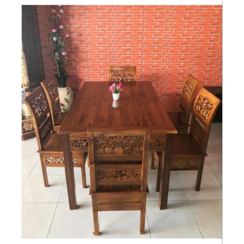 Kursi Makan Minimalis Kartini Jati