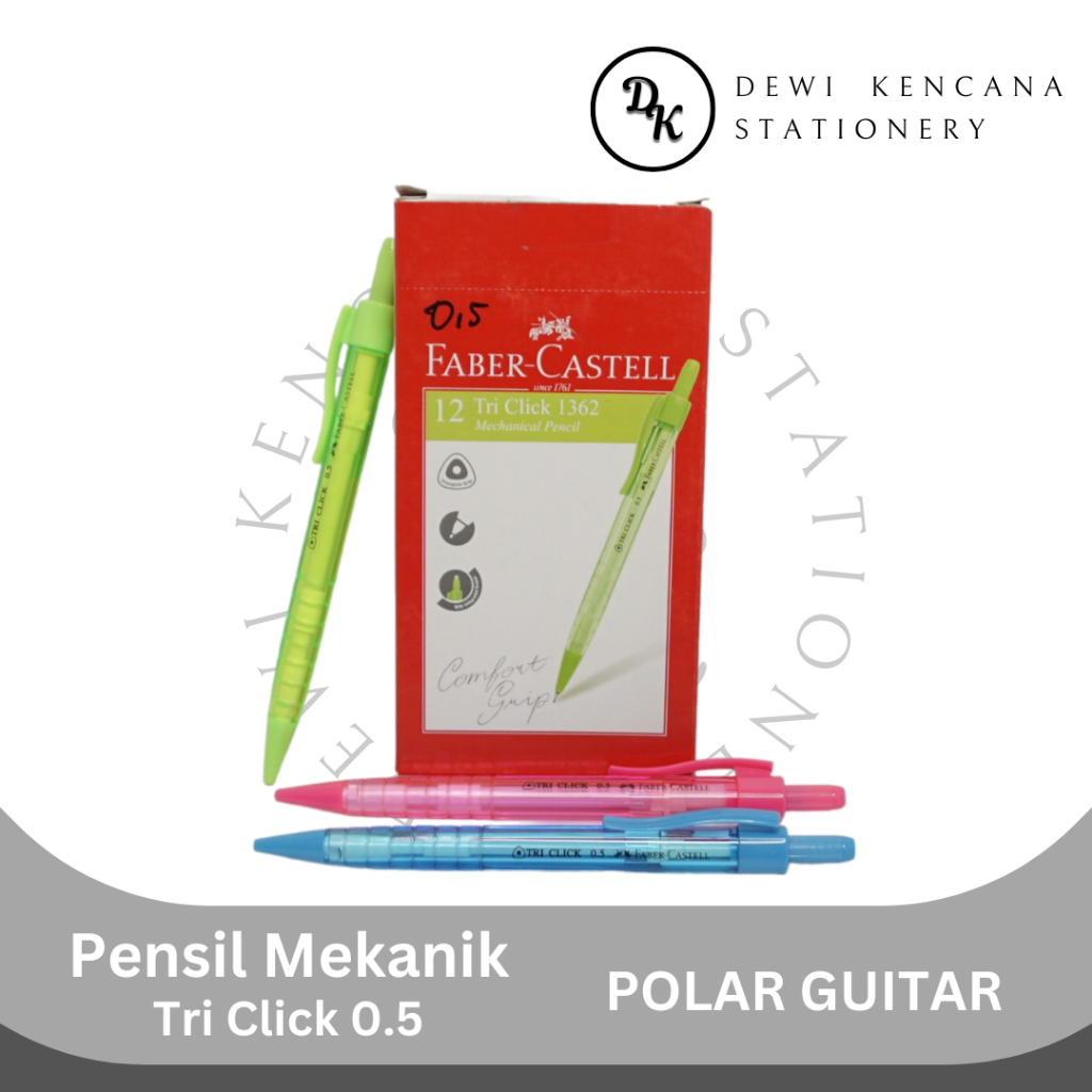 

Pensil Mekanik Faber-Castell Tri Click 0.5