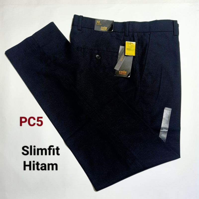 Celana Panjang Pria Kain Formal Model Slimfit Merek Cole Branded Matahari Original