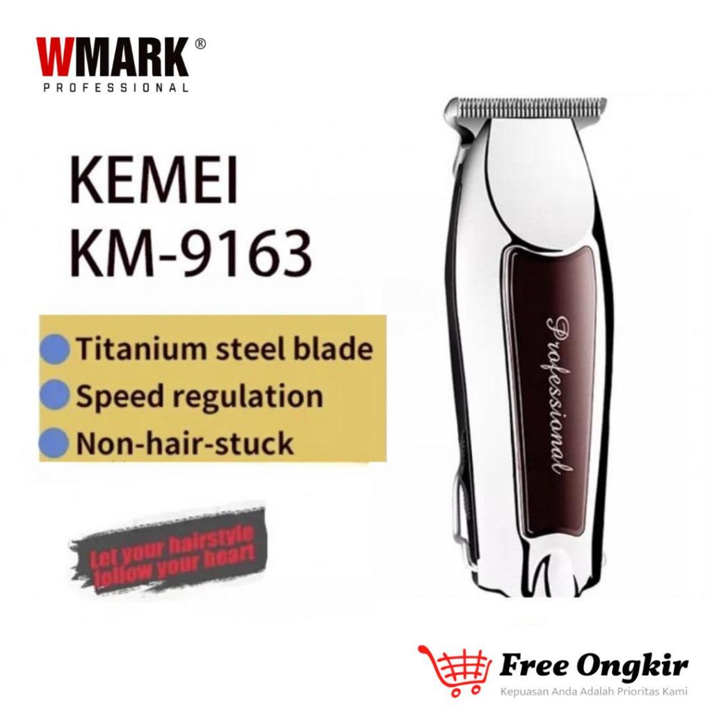 Kemei KM 9163 Alat Cukur Rambut Hair Clipper Trimmer  Turbo Cukuran Kemei KM-9163