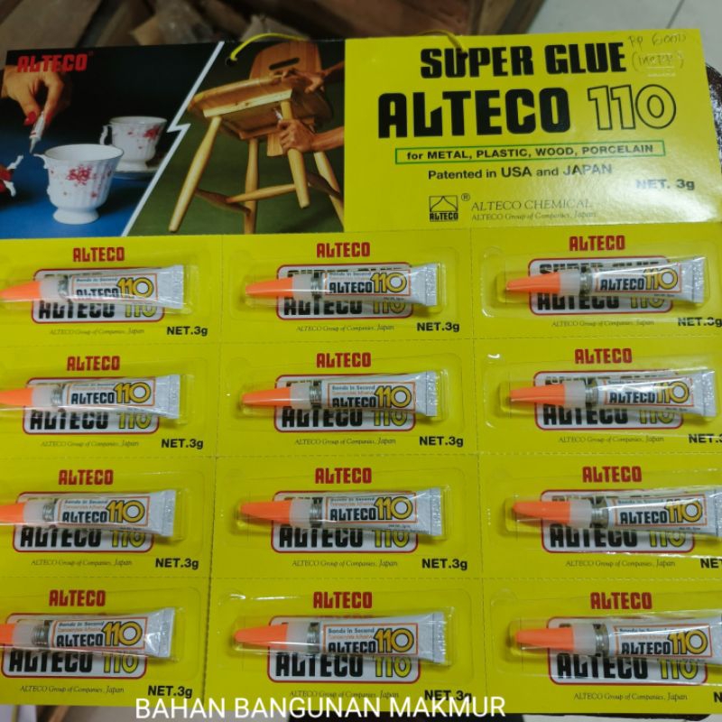 

LEM ALTECO SUPER GLUE 110 3 GR SATUAN